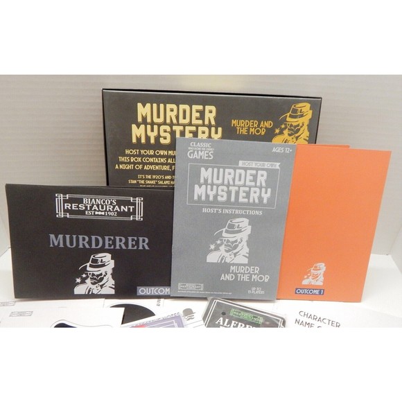 Host Your Own Murder Mystery Murder And The Mob Alternative Endings - Picture 4 of 9